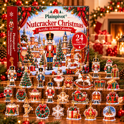 Plainpivot® Nutcracker Christmas Acrylic Advent Calendar