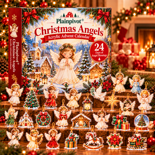 Plainpivot® Christmas Angels Acrylic Advent Calendar