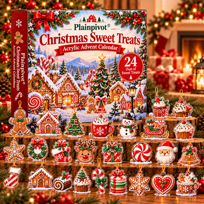Plainpivot® Christmas Sweet Treats Acrylic Advent Calendar
